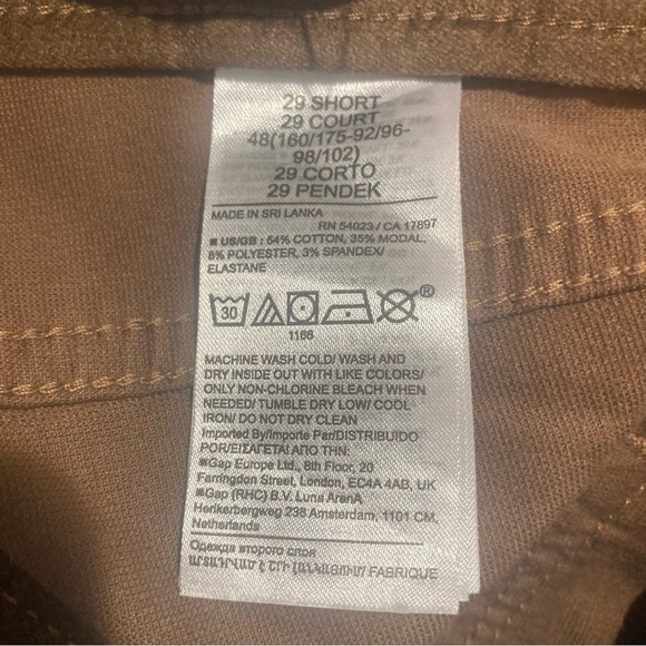 BANANA REPUBLIC Sz 29S Velvet High Rise 5 Pockets Flare Pants - Picture 14 of 15